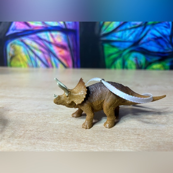 Dinosaur Custom Christmas Ornament Of 4, T-Rex, Triceratops - Picture 10 of 12